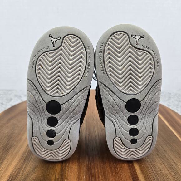 Jordan Jumpman Pro BT TD Black Leather Casual Daily Sneakers Kids 6c 909418-022 - Picture 8 of 9